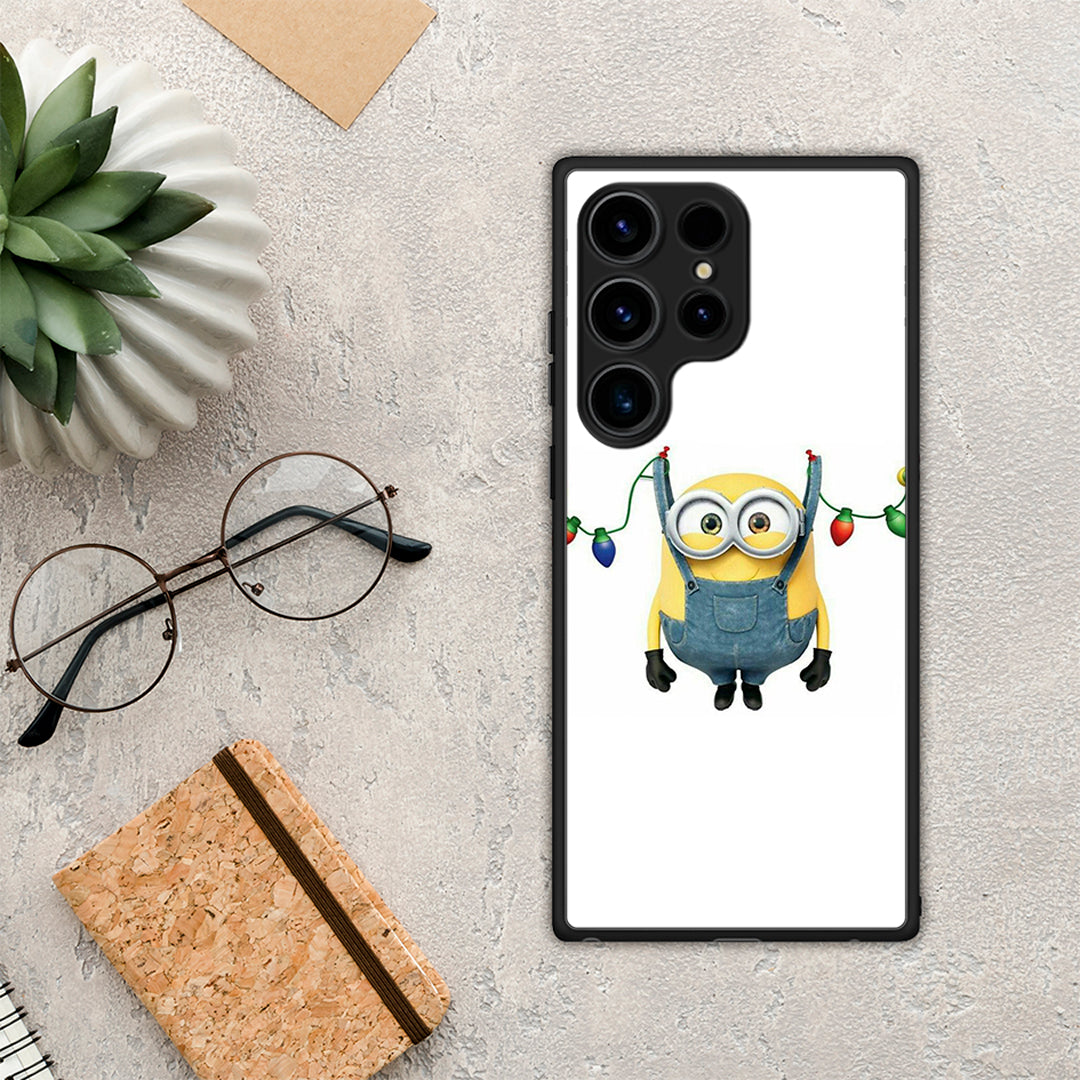 Xmas Minion Lights - Samsung Galaxy S25 Ultra θήκη