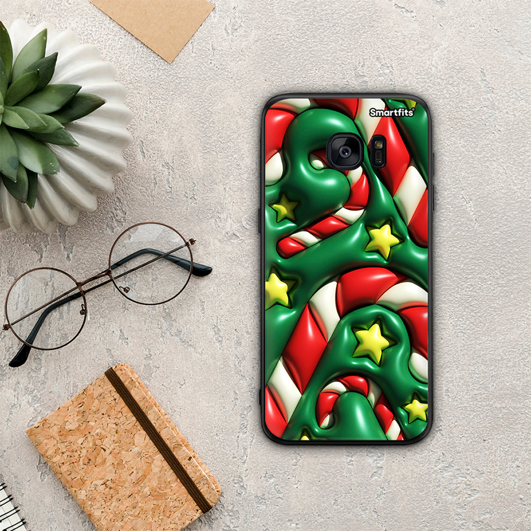 Christmas Bubbles - Samsung Galaxy S7 θήκη