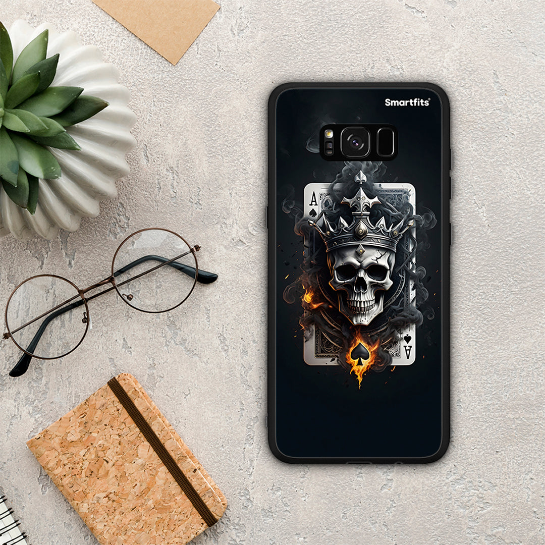 Skull King Ace - Samsung Galaxy S8+ θήκη
