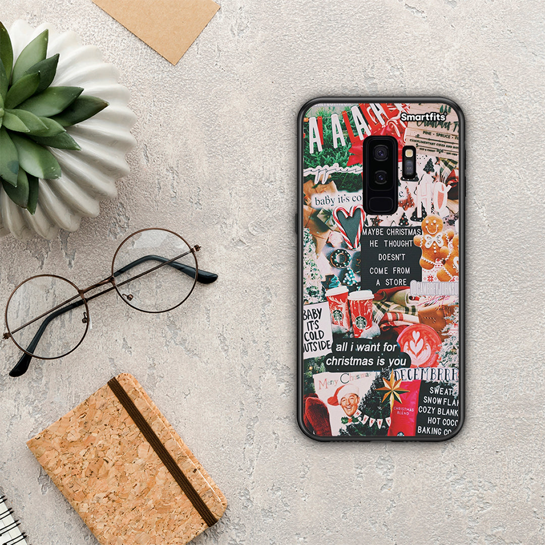 Christmas Happiness - Samsung Galaxy S9+ θήκη