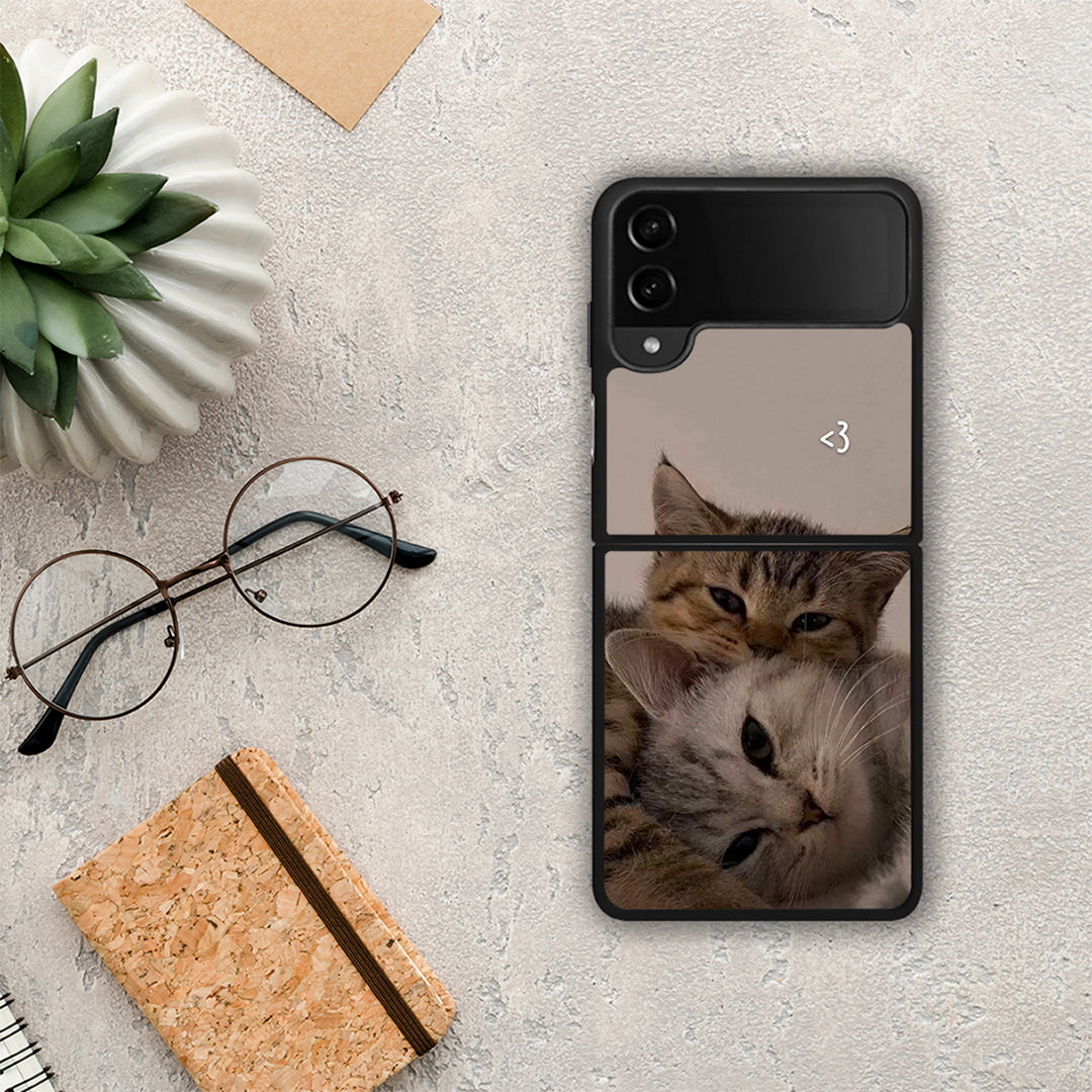 Cats In Love - Samsung Galaxy Z Flip4 θήκη