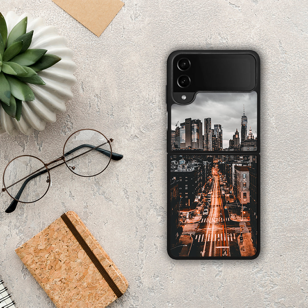 City Lights - Samsung Galaxy Z Flip4 θήκη