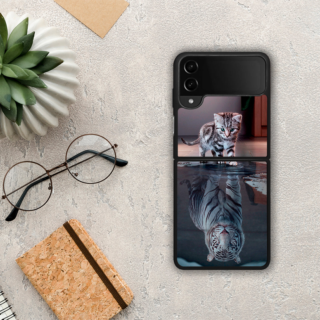 Cute Tiger - Samsung Galaxy Z Flip4 θήκη
