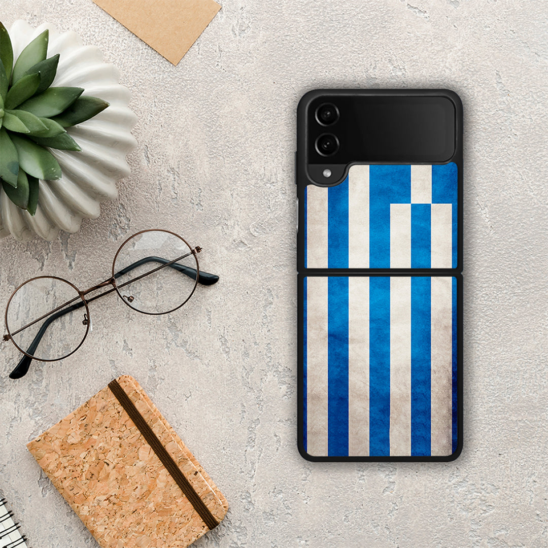 Flag Greek - Samsung Galaxy Z Flip4 θήκη