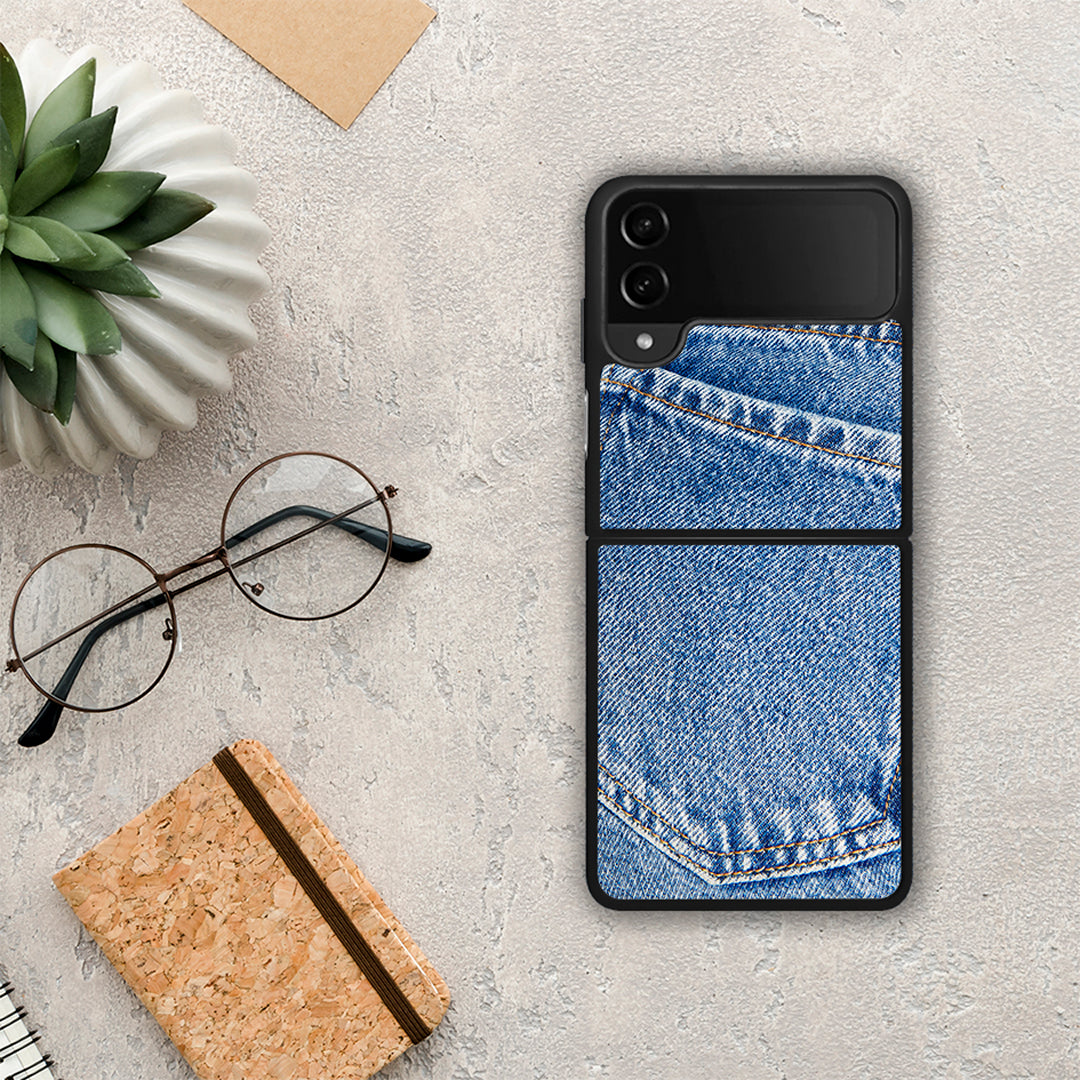 Jeans Pocket - Samsung Galaxy Z Flip4 θήκη