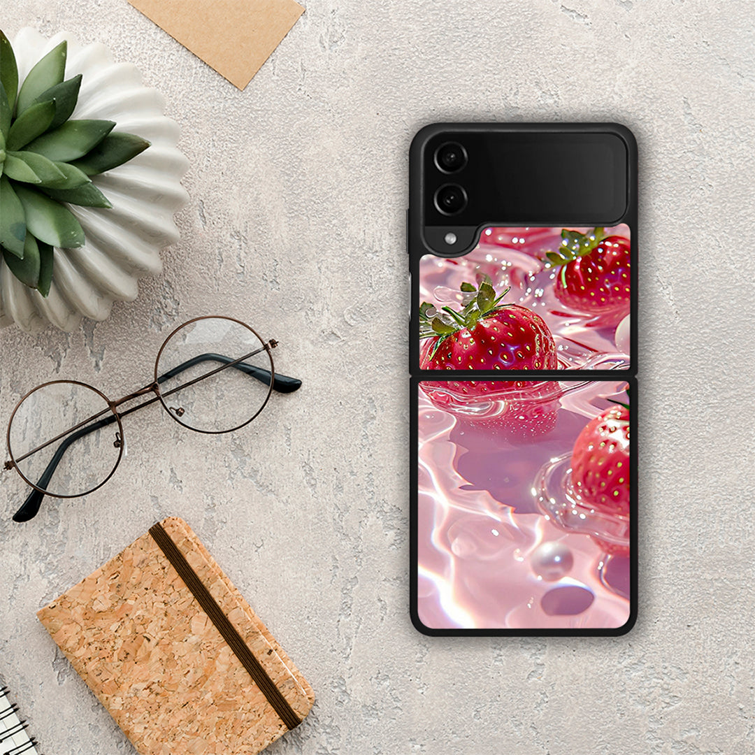 Juicy Strawberries - Samsung Galaxy Z Flip4 θήκη