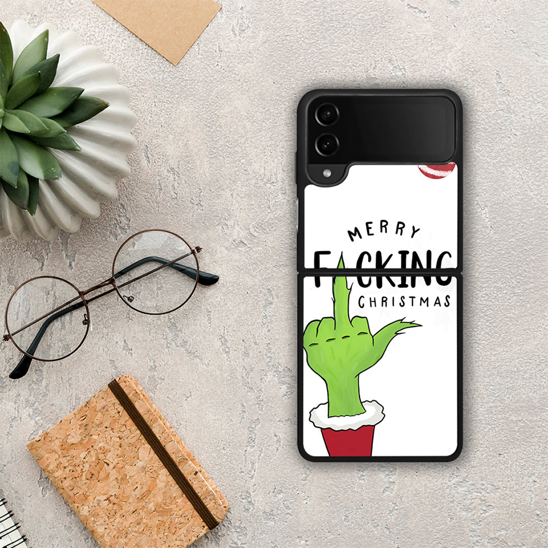 Merry F Xmas - Samsung Galaxy Z Flip4 θήκη