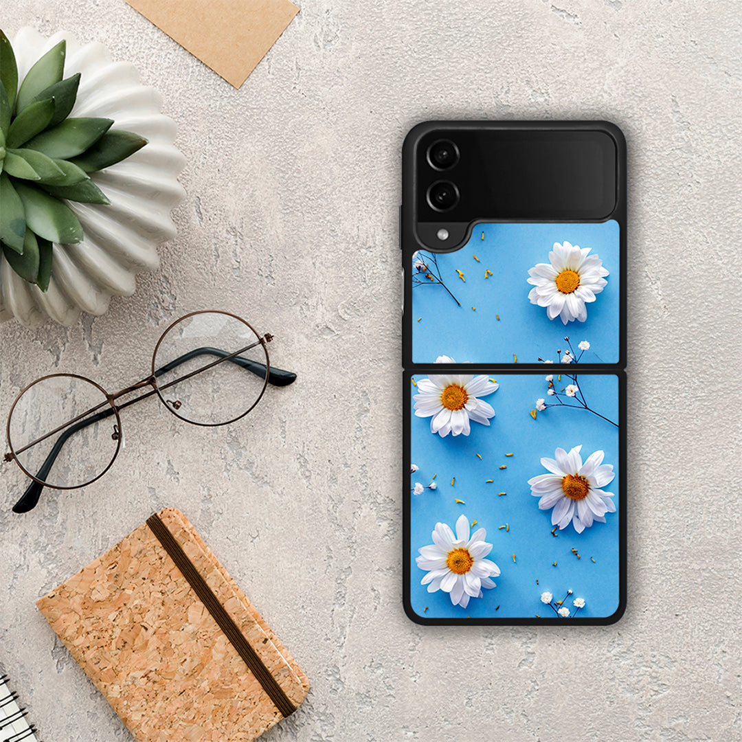 Real Daisies - Samsung Galaxy Z Flip4 θήκη