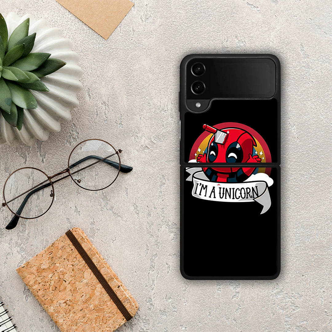 Unicorn Deadpool - Samsung Galaxy Z Flip4 θήκη