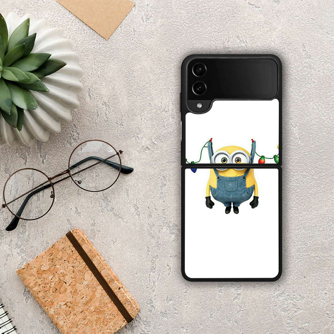 Xmas Minion Lights - Samsung Galaxy Z Flip4 θήκη