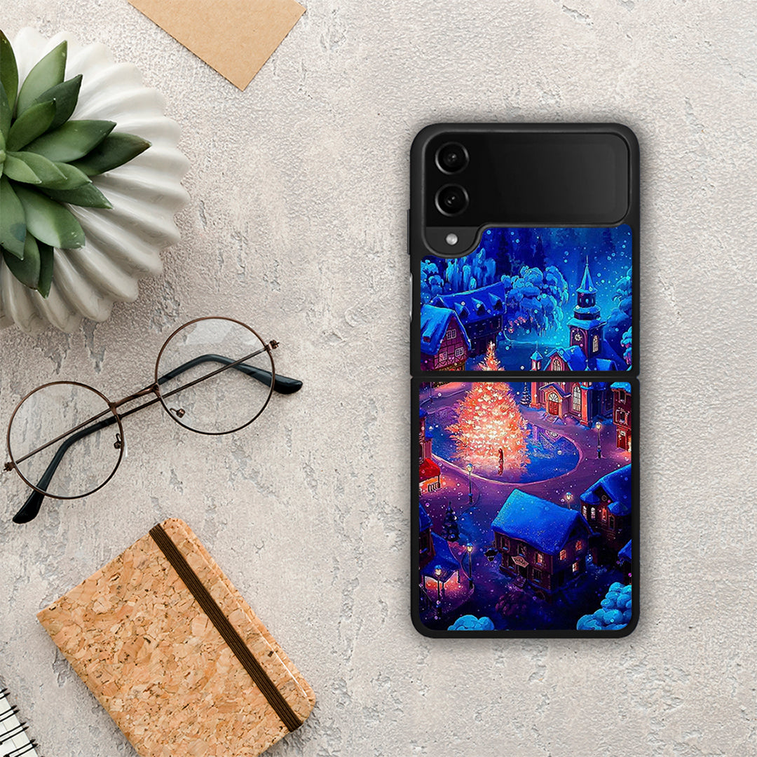 Xmas Village - Samsung Galaxy Z Flip4 θήκη