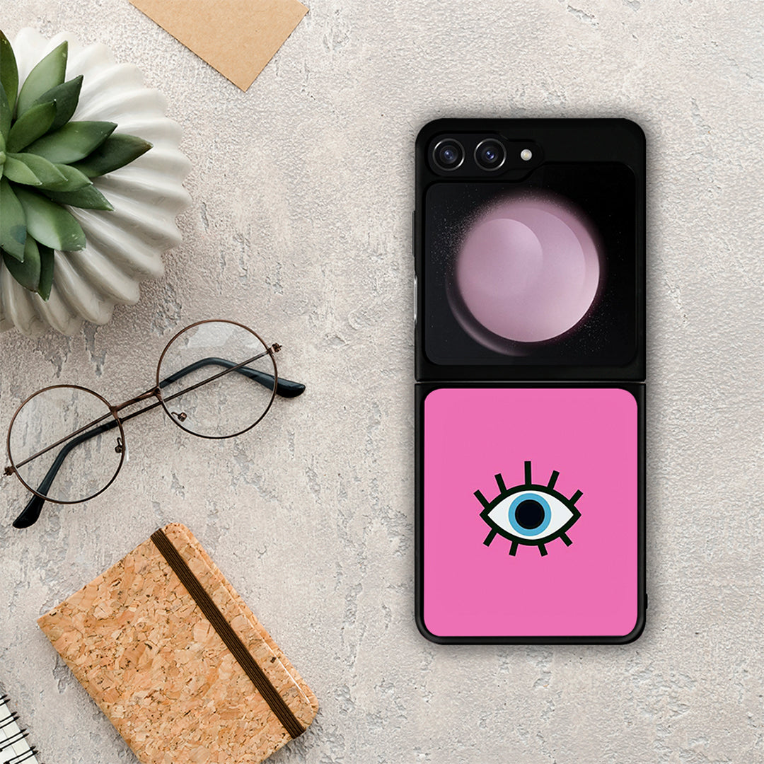 Blue Eye Pink - Samsung Galaxy Z Flip5 θήκη