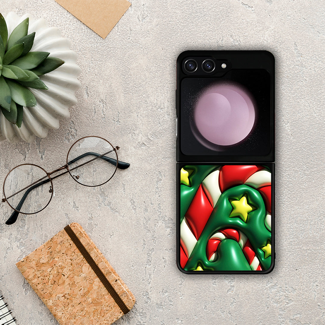 Christmas Bubbles - Samsung Galaxy Z Flip5 θήκη