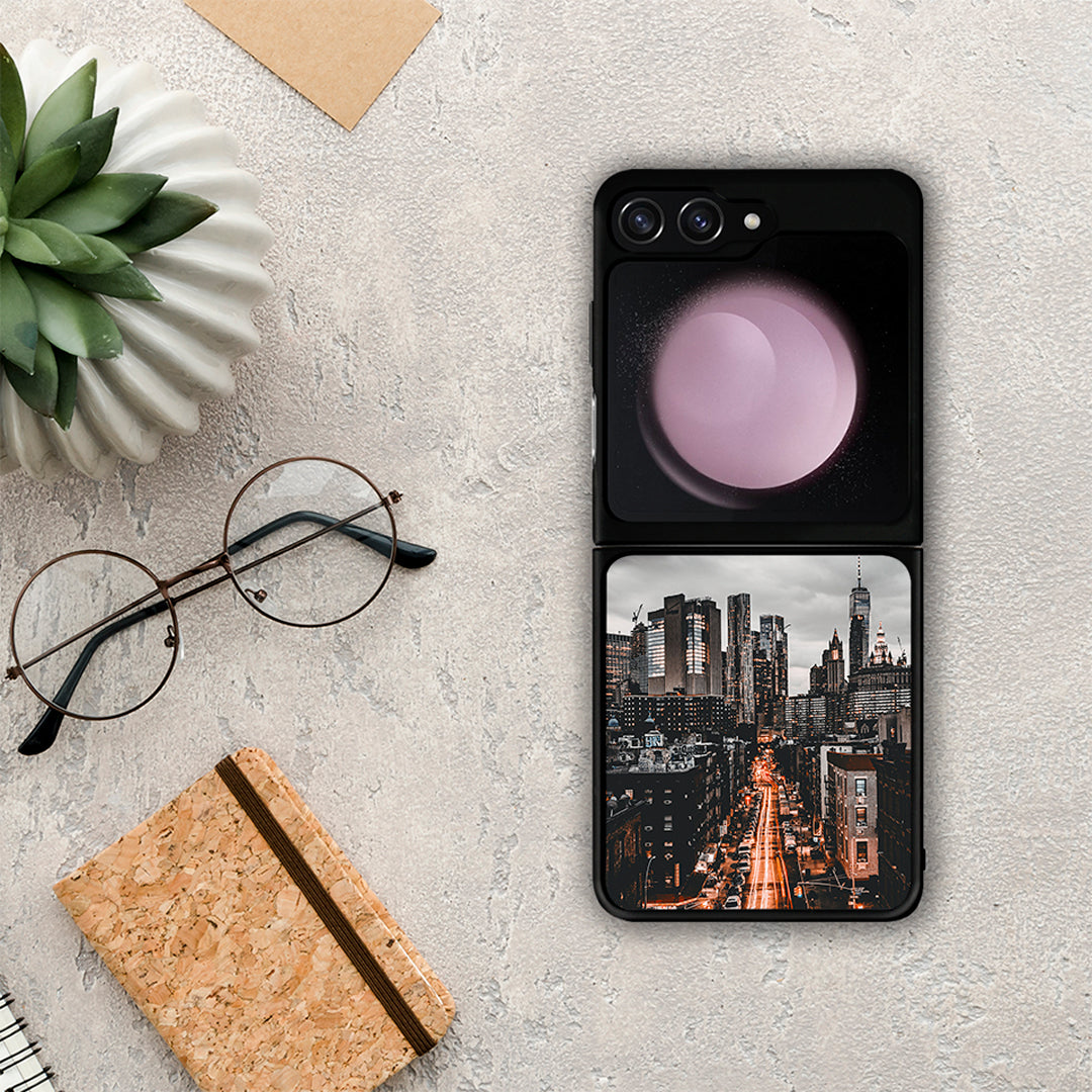 City Lights - Samsung Galaxy Z Flip5 θήκη