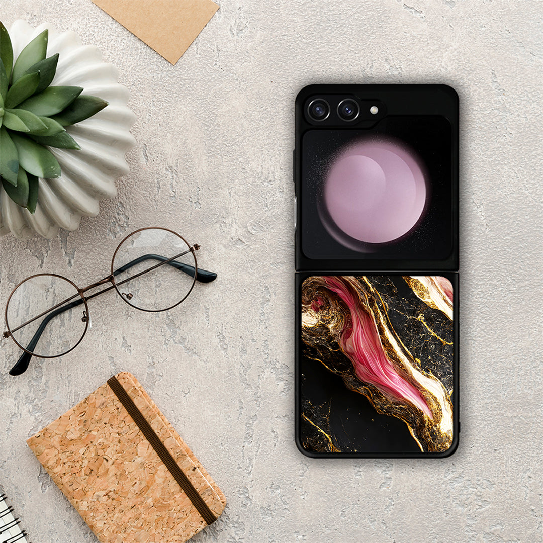 Glamorous Pink Marble - Samsung Galaxy Z Flip5 θήκη
