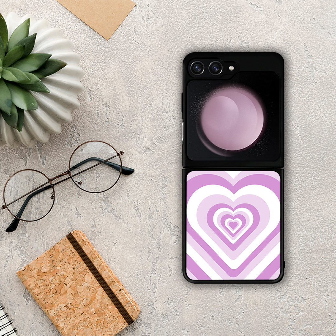 Lilac Hearts - Samsung Galaxy Z Flip5 θήκη