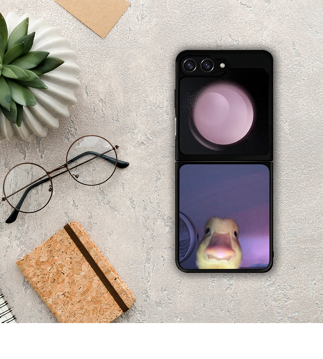 Meme Duck - Samsung Galaxy Z Flip5 θήκη