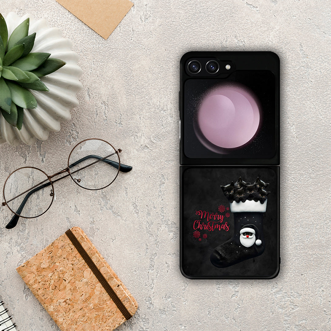 Merry Cat Christmas - Samsung Galaxy Z Flip5 θήκη