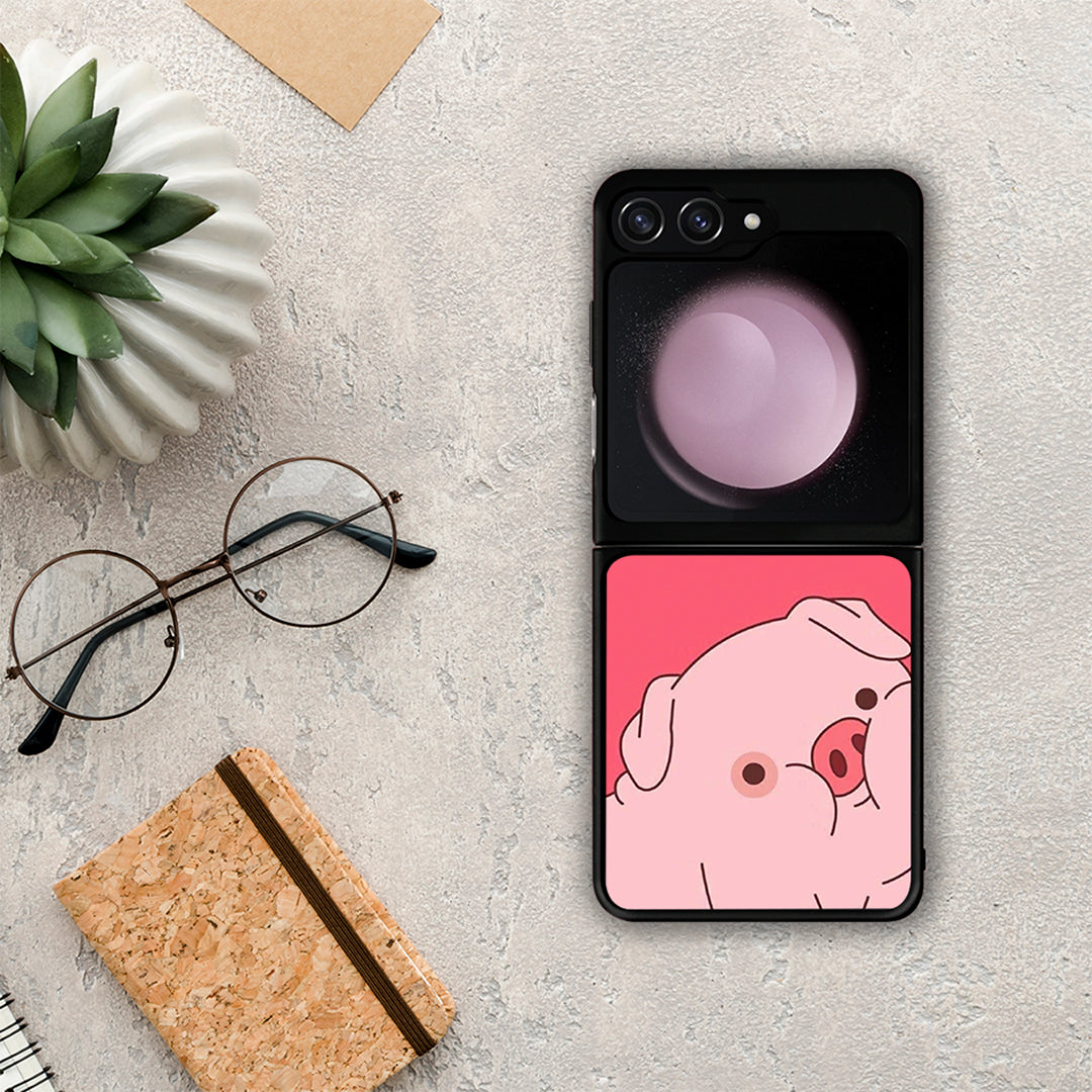 Pig Love 1 - Samsung Galaxy Z Flip5 θήκη
