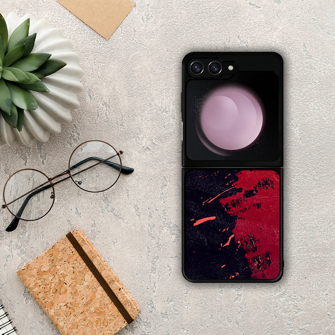 Red Paint - Samsung Galaxy Z Flip5 θήκη