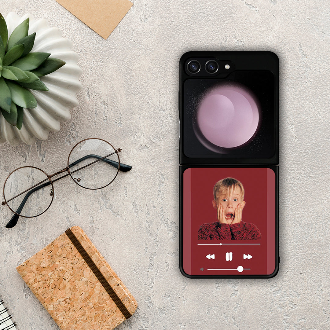 Xmas Alone Music - Samsung Galaxy Z Flip5 θήκη