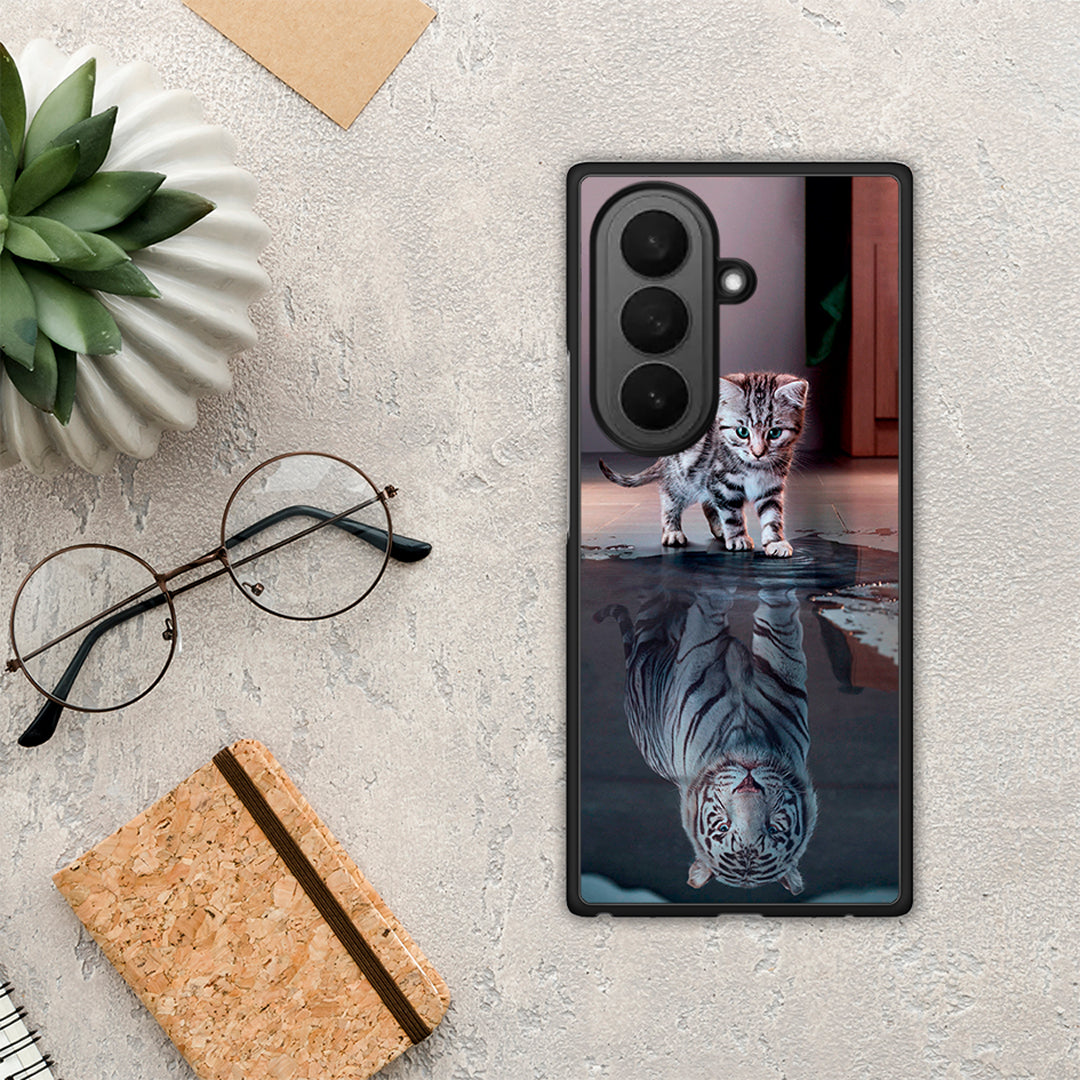 Cute Tiger - Samsung Galaxy Z Fold7 θήκη