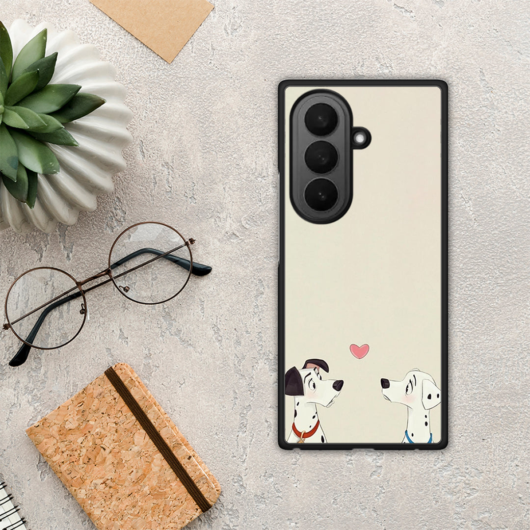 Dalmatians Love - Samsung Galaxy Z Fold7 θήκη