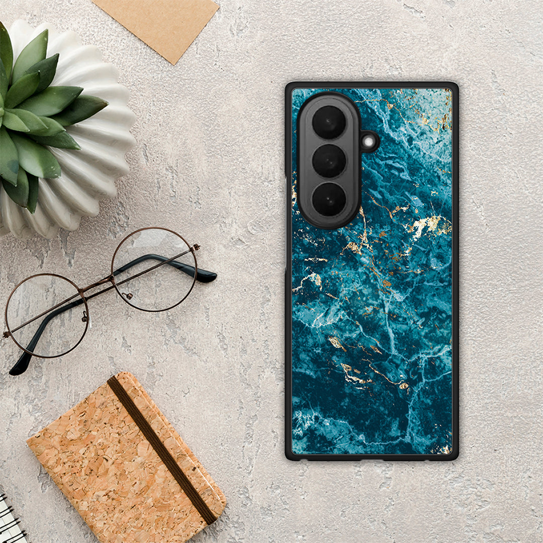 Marble Blue - Samsung Galaxy Z Fold7 θήκη