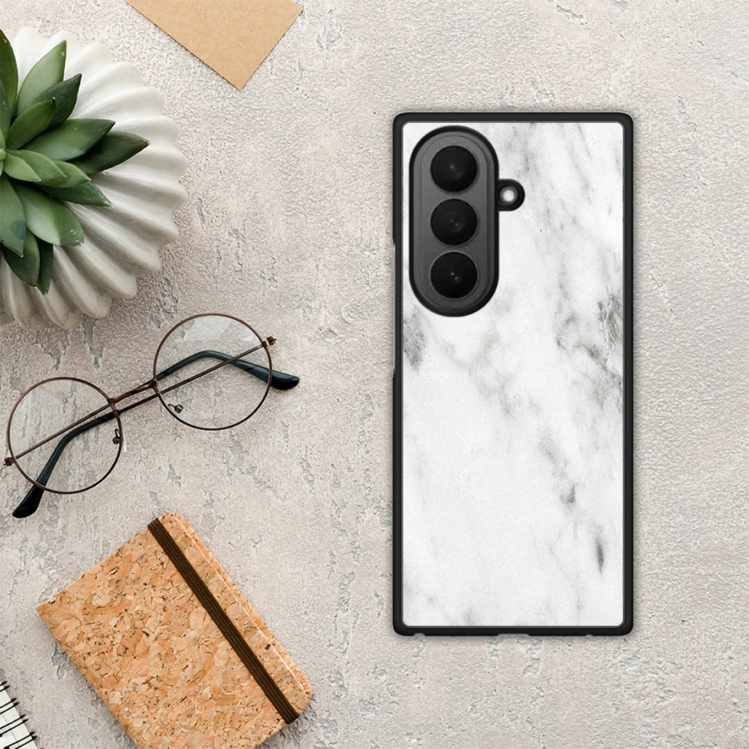 Marble White - Samsung Galaxy Z Fold7 θήκη