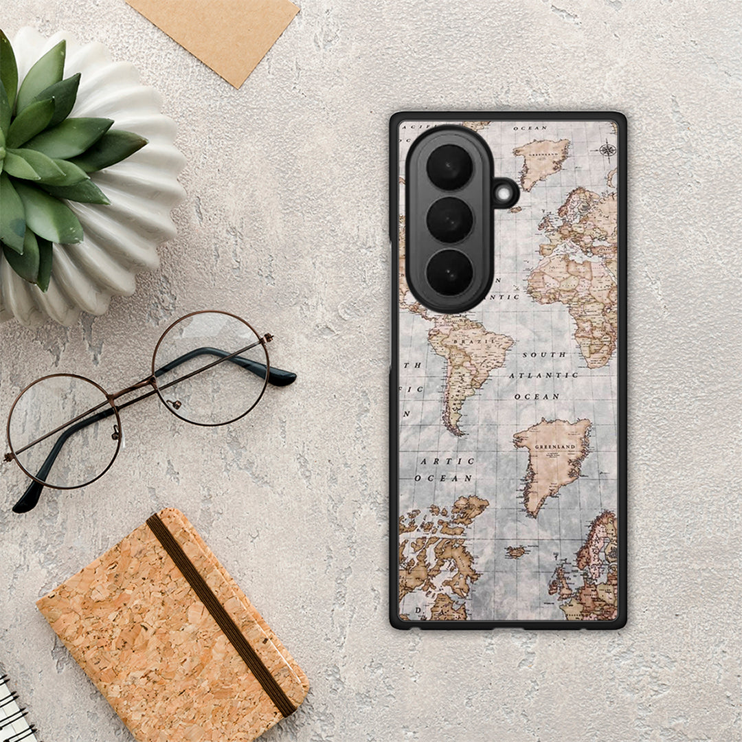 World Map - Samsung Galaxy Z Fold7 θήκη