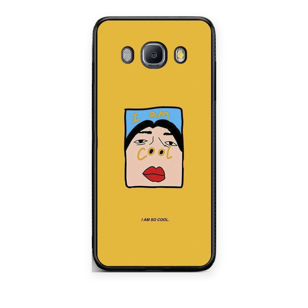 Θήκη Samsung Galaxy J7 2016 So Cool από τη Smartfits με σχέδιο στο πίσω μέρος και μαύρο περίβλημα | Samsung Galaxy J7 2016 So Cool case with colorful back and black bezels