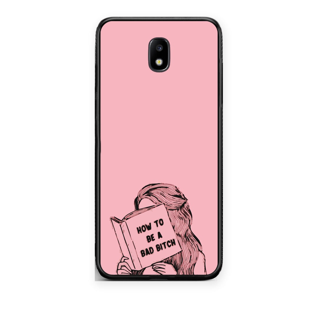 Θήκη Samsung Galaxy J7 2017 Bad Bitch από τη Smartfits με σχέδιο στο πίσω μέρος και μαύρο περίβλημα | Samsung Galaxy J7 2017 Bad Bitch case with colorful back and black bezels