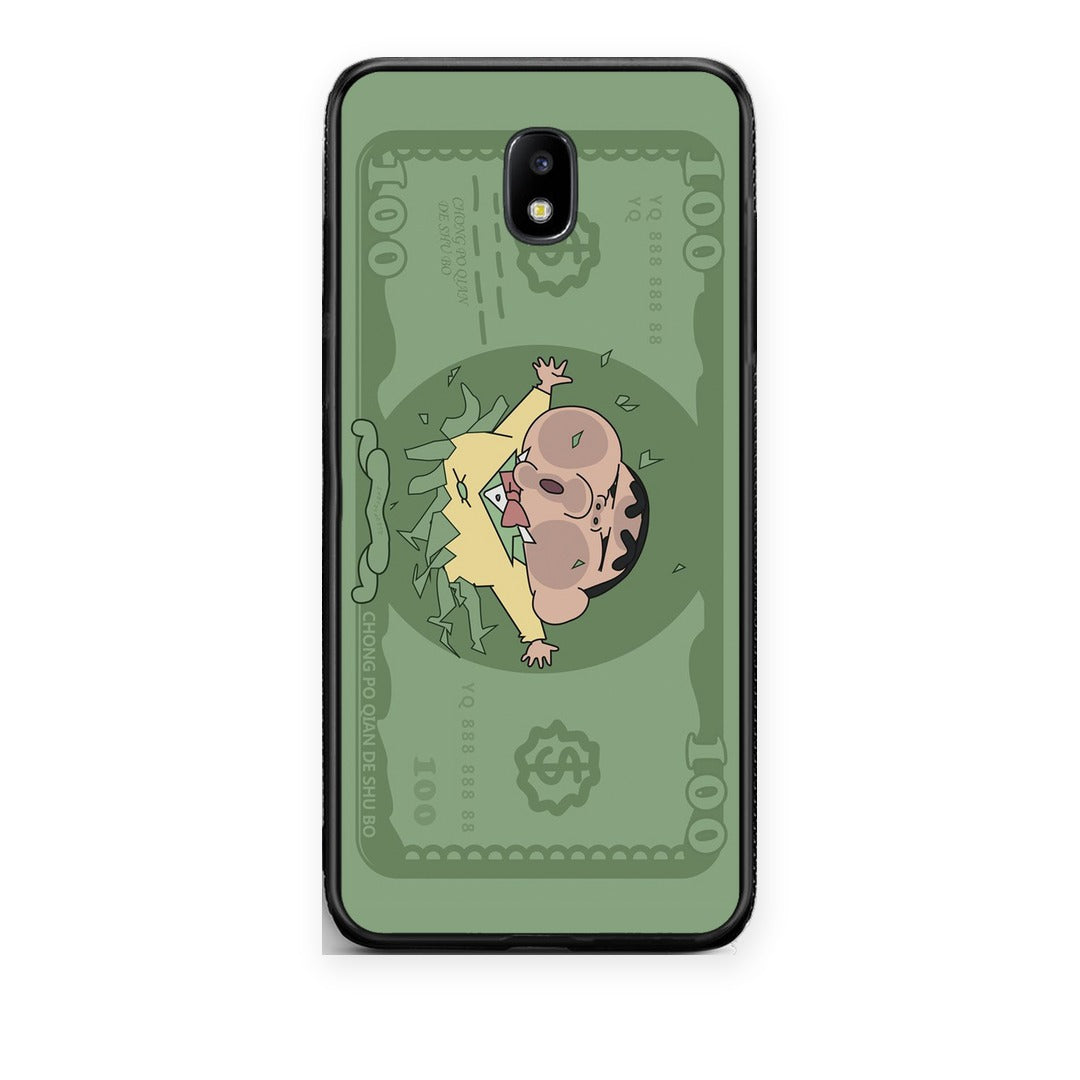 Θήκη Samsung Galaxy J7 2017 Big Money από τη Smartfits με σχέδιο στο πίσω μέρος και μαύρο περίβλημα | Samsung Galaxy J7 2017 Big Money case with colorful back and black bezels