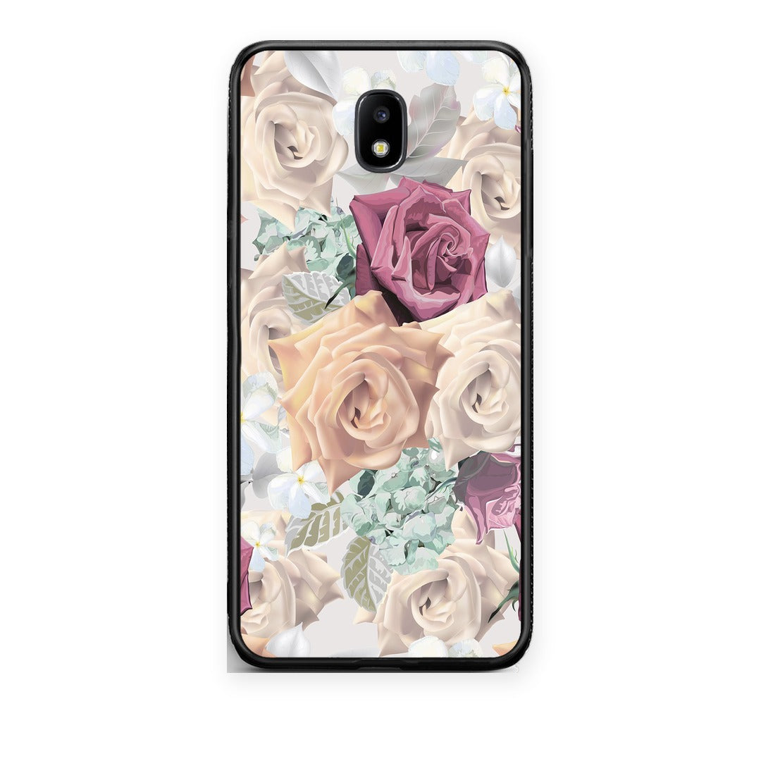 Θήκη Samsung Galaxy J7 2017 Floral Bouquet από τη Smartfits με σχέδιο στο πίσω μέρος και μαύρο περίβλημα | Samsung Galaxy J7 2017 Floral Bouquet case with colorful back and black bezels