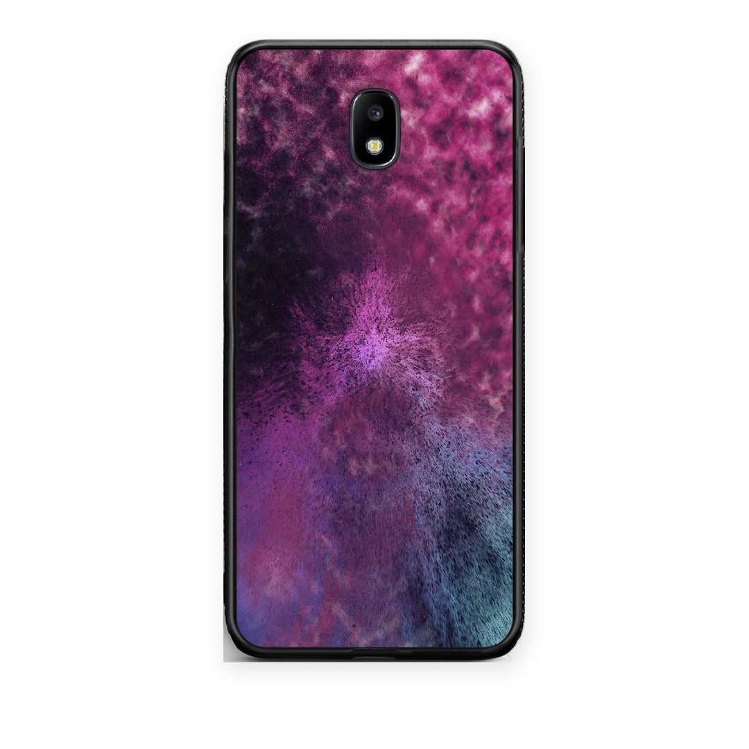 Θήκη Samsung Galaxy J7 2017 Galactic Aurora από τη Smartfits με σχέδιο στο πίσω μέρος και μαύρο περίβλημα | Samsung Galaxy J7 2017 Galactic Aurora case with colorful back and black bezels