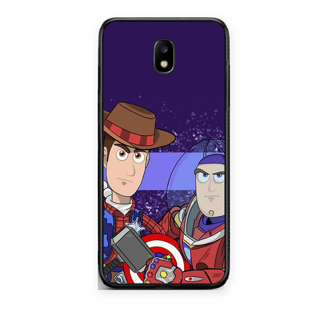 Θήκη Samsung Galaxy J7 2017 Infinity Story από τη Smartfits με σχέδιο στο πίσω μέρος και μαύρο περίβλημα | Samsung Galaxy J7 2017 Infinity Story case with colorful back and black bezels