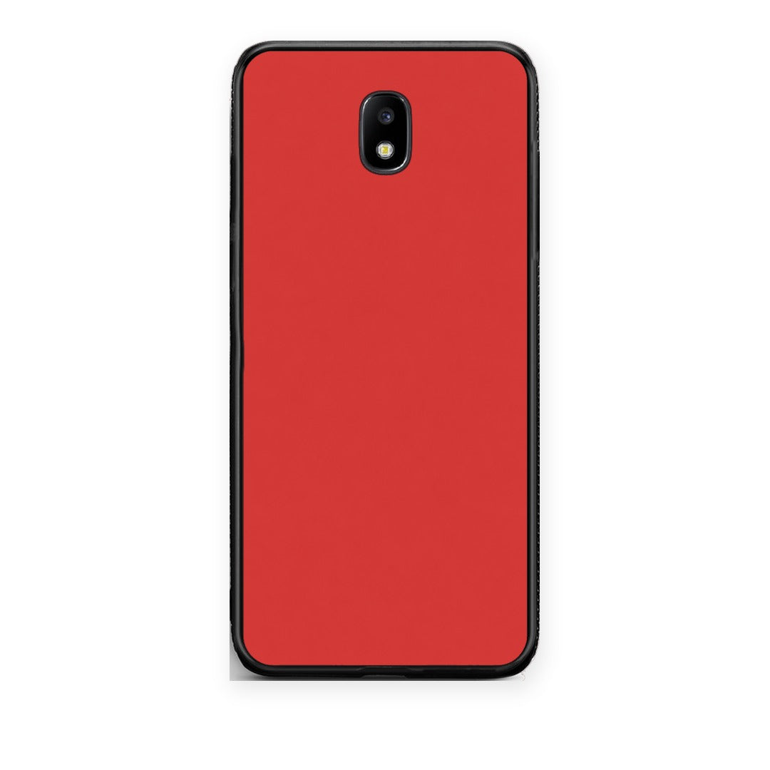 Θήκη Samsung Galaxy J7 2017 Poppy Red από τη Smartfits με σχέδιο στο πίσω μέρος και μαύρο περίβλημα | Samsung Galaxy J7 2017 Poppy Red case with colorful back and black bezels