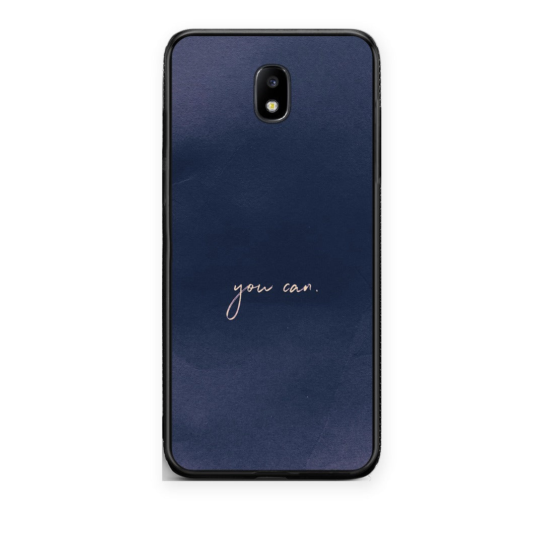 Θήκη Samsung Galaxy J7 2017 You Can από τη Smartfits με σχέδιο στο πίσω μέρος και μαύρο περίβλημα | Samsung Galaxy J7 2017 You Can case with colorful back and black bezels