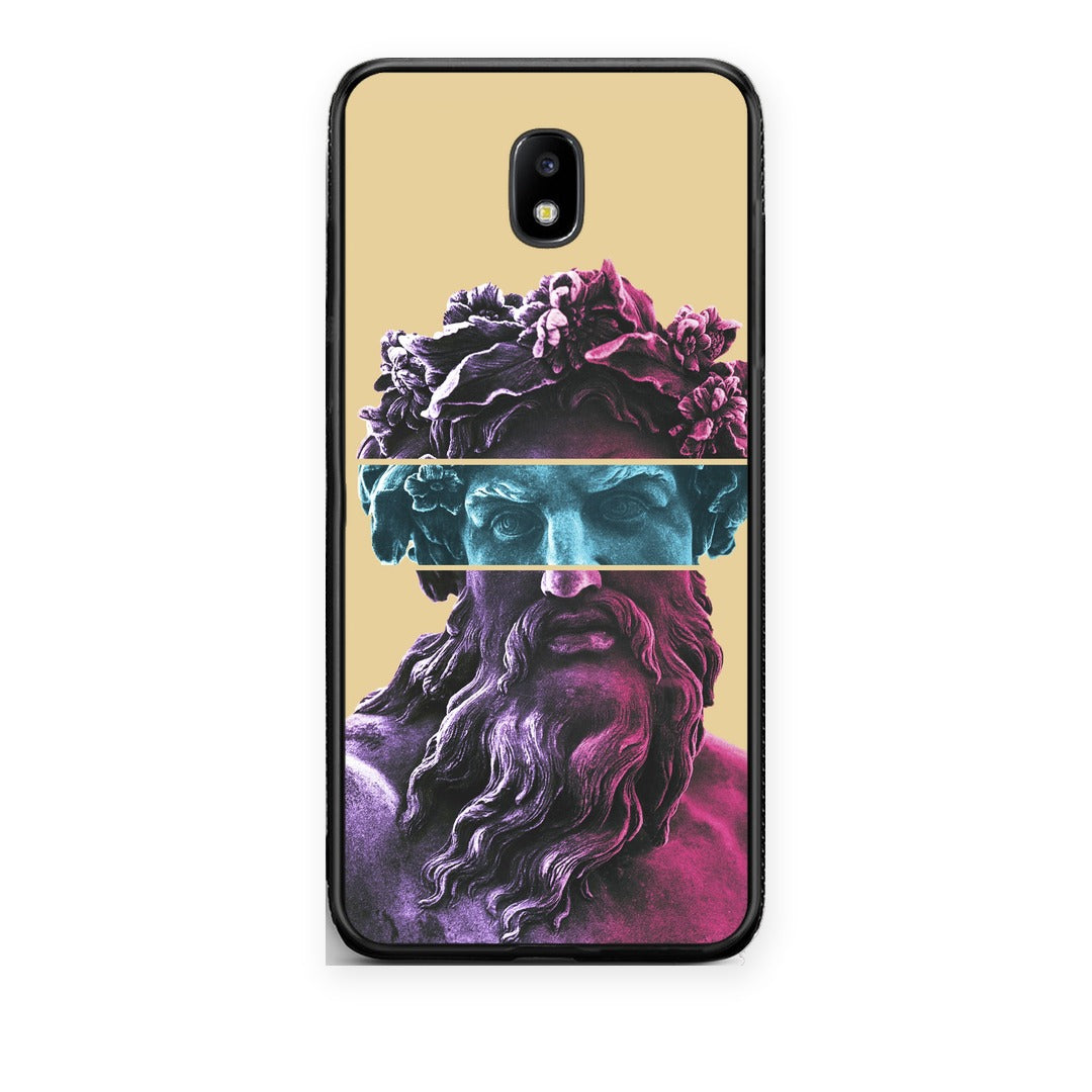 Θήκη Samsung Galaxy J7 2017 Zeus Art από τη Smartfits με σχέδιο στο πίσω μέρος και μαύρο περίβλημα | Samsung Galaxy J7 2017 Zeus Art case with colorful back and black bezels