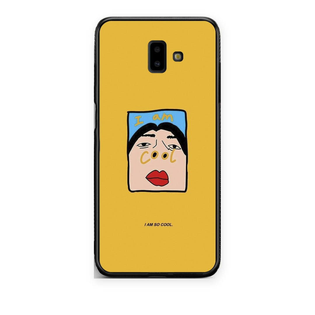 Θήκη Samsung Galaxy J6+ So Cool από τη Smartfits με σχέδιο στο πίσω μέρος και μαύρο περίβλημα | Samsung Galaxy J6+ So Cool case with colorful back and black bezels