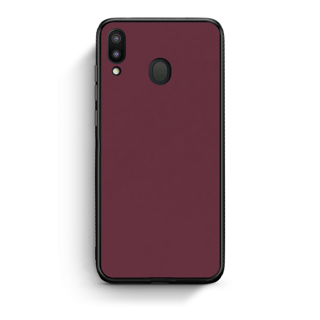 Θήκη Samsung Galaxy M20 Muted Burgundy από τη Smartfits με σχέδιο στο πίσω μέρος και μαύρο περίβλημα | Samsung Galaxy M20 Muted Burgundy case with colorful back and black bezels