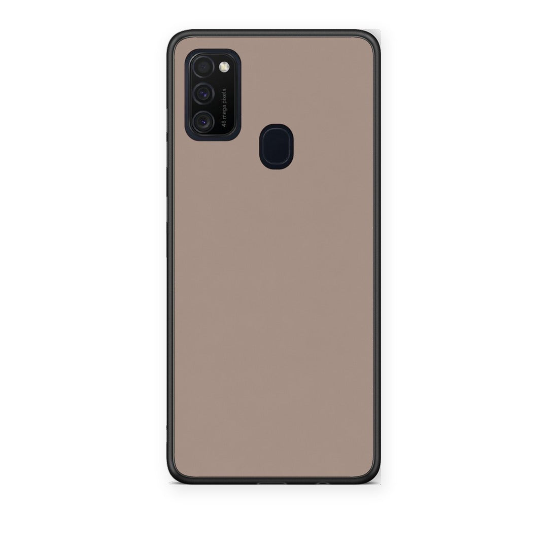Θήκη Samsung Galaxy M21 / M30s Warm Taupe από τη Smartfits με σχέδιο στο πίσω μέρος και μαύρο περίβλημα | Samsung Galaxy M21 / M30s Warm Taupe case with colorful back and black bezels