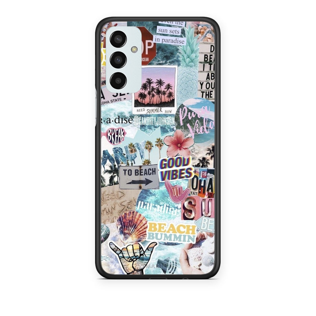 Θήκη Samsung Galaxy M23 / F23 Summer Vibes από τη Smartfits με σχέδιο στο πίσω μέρος και μαύρο περίβλημα | Samsung Galaxy M23 / F23 Summer Vibes case with colorful back and black bezels