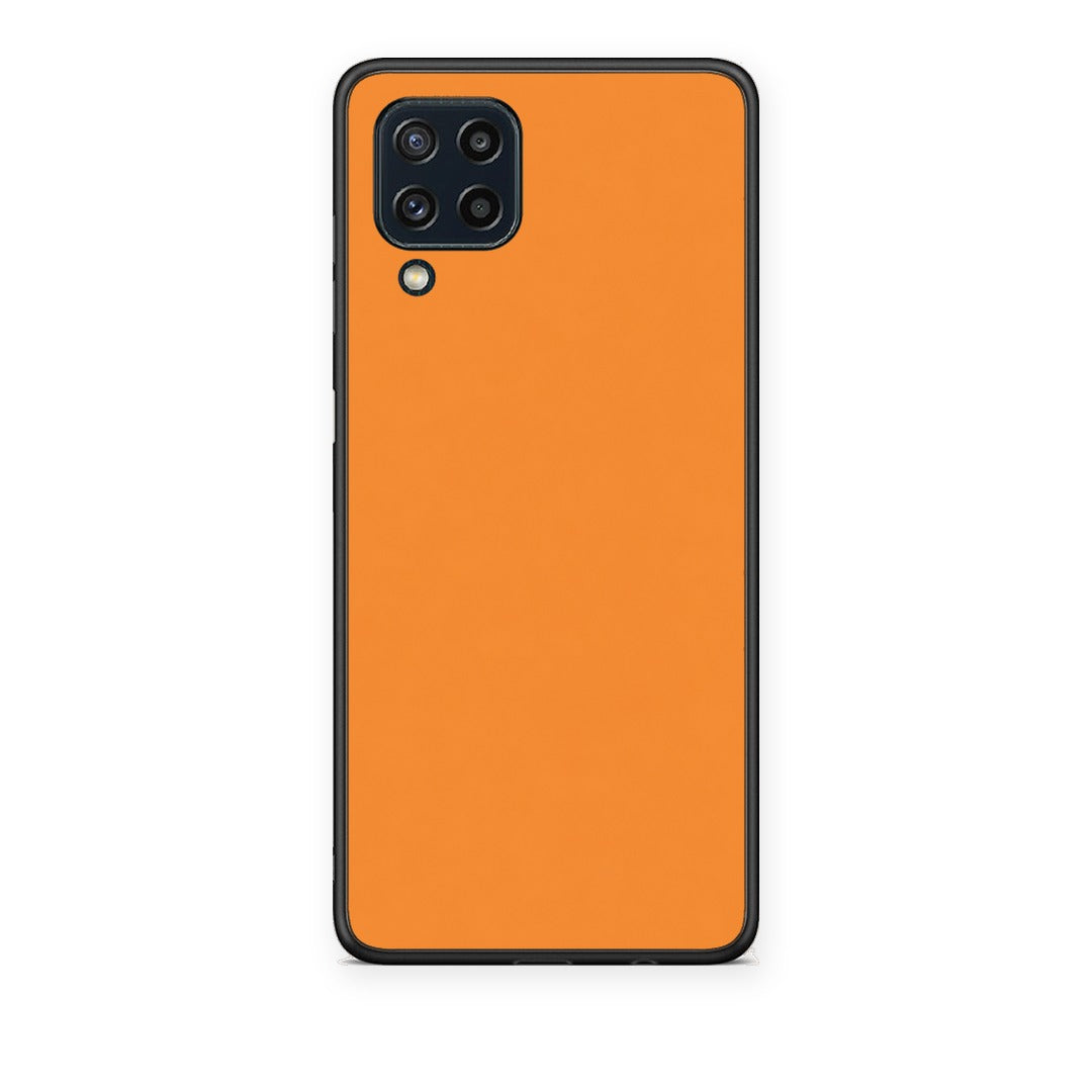 Θήκη Samsung Galaxy M32 4G / M22 Tangerine Orange από τη Smartfits με σχέδιο στο πίσω μέρος και μαύρο περίβλημα | Samsung Galaxy M32 4G / M22 Tangerine Orange case with colorful back and black bezels