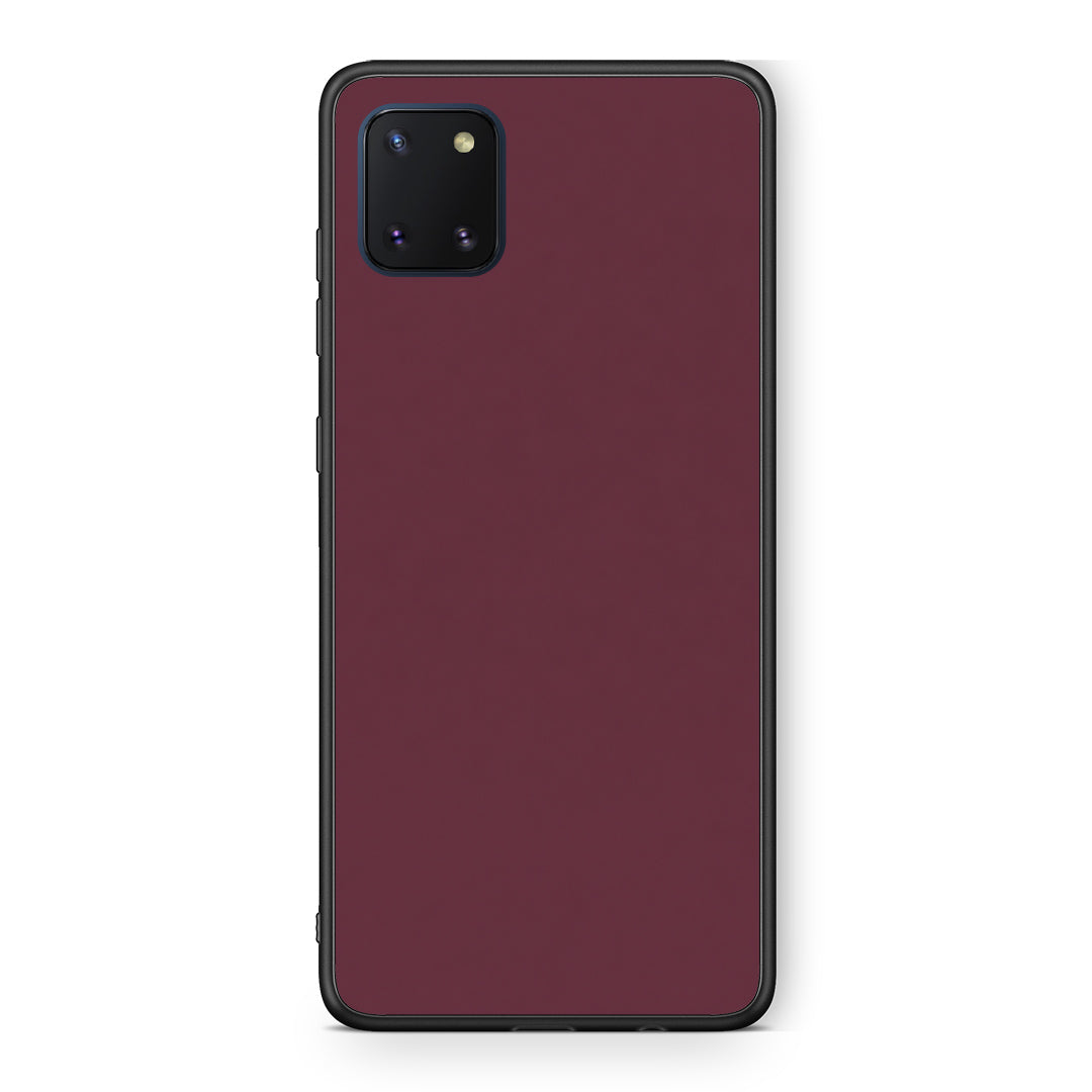 Θήκη Samsung Galaxy Note 10 Lite Muted Burgundy από τη Smartfits με σχέδιο στο πίσω μέρος και μαύρο περίβλημα | Samsung Galaxy Note 10 Lite Muted Burgundy case with colorful back and black bezels