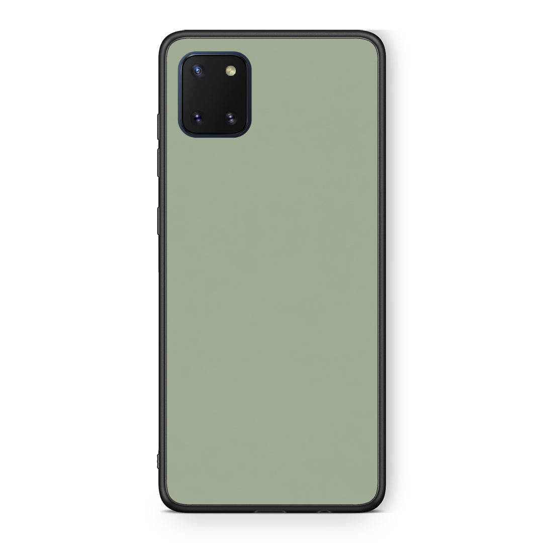 Θήκη Samsung Galaxy Note 10 Lite Sage Green από τη Smartfits με σχέδιο στο πίσω μέρος και μαύρο περίβλημα | Samsung Galaxy Note 10 Lite Sage Green case with colorful back and black bezels