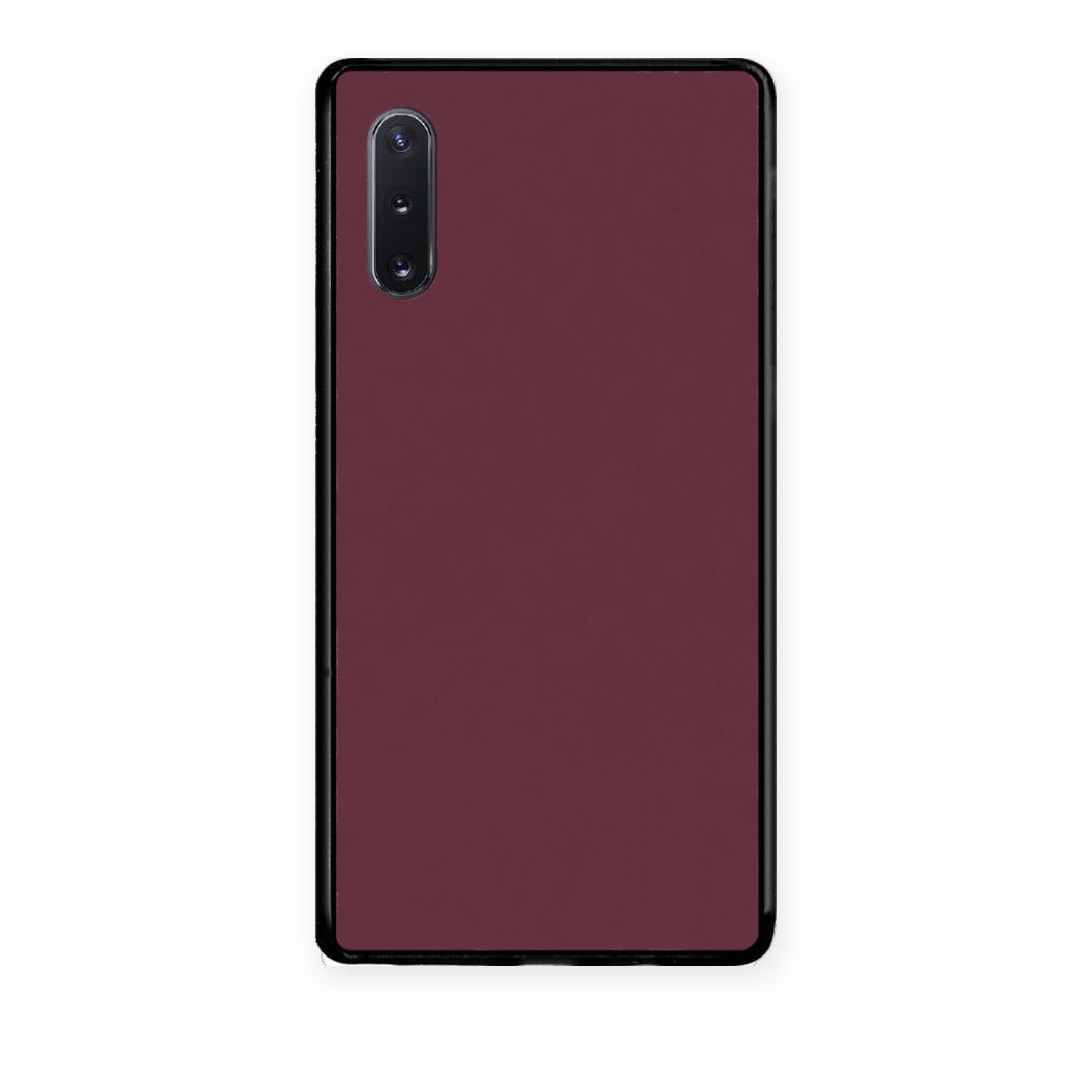 Θήκη Samsung Galaxy Note 10+ Muted Burgundy από τη Smartfits με σχέδιο στο πίσω μέρος και μαύρο περίβλημα | Samsung Galaxy Note 10+ Muted Burgundy case with colorful back and black bezels