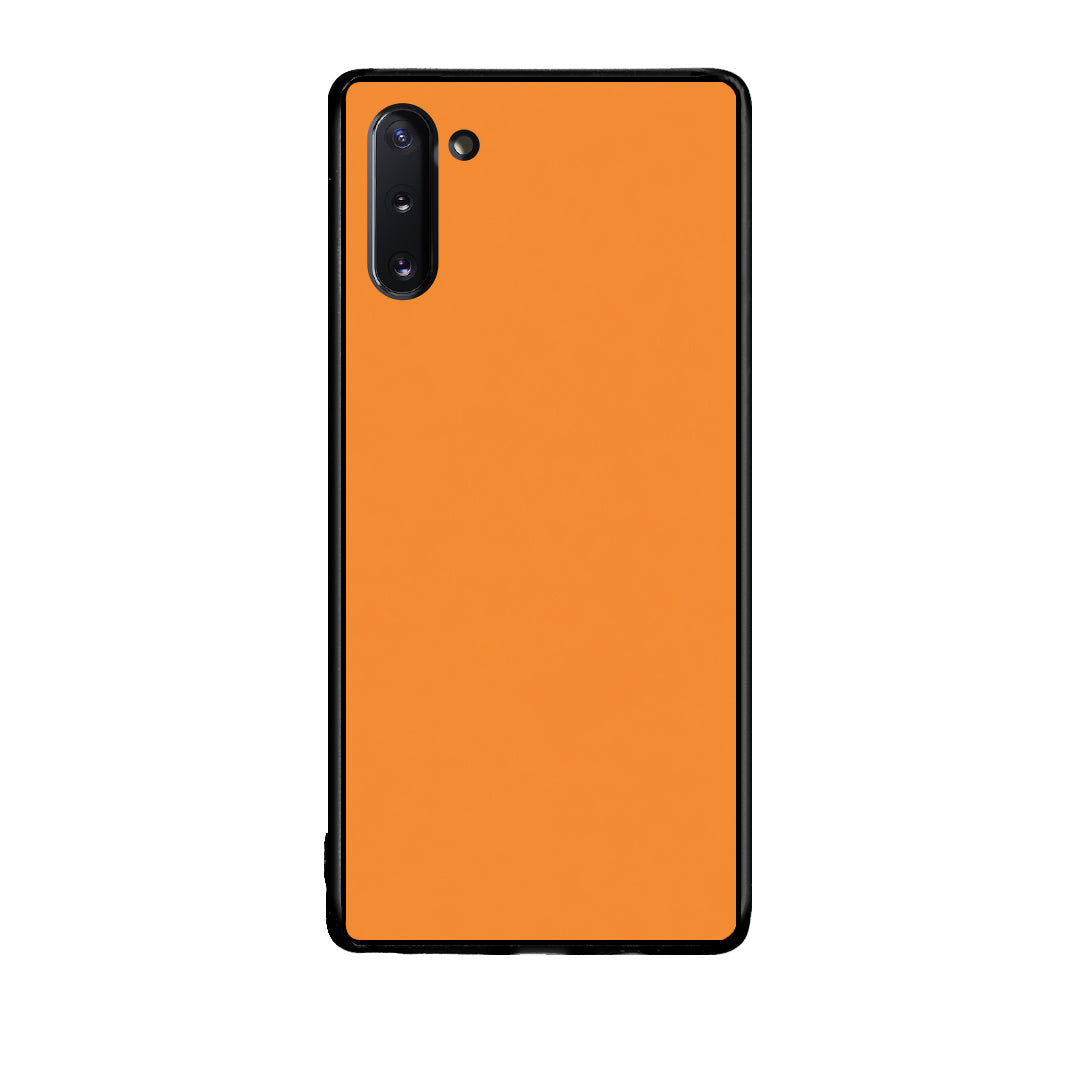 Θήκη Samsung Galaxy Note 10 Tangerine Orange από τη Smartfits με σχέδιο στο πίσω μέρος και μαύρο περίβλημα | Samsung Galaxy Note 10 Tangerine Orange case with colorful back and black bezels