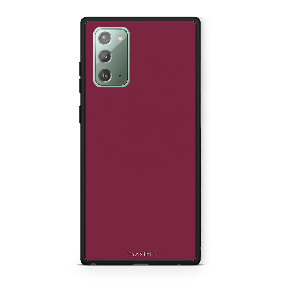 Θήκη Samsung Galaxy Note 20 Burgundy από τη Smartfits με σχέδιο στο πίσω μέρος και μαύρο περίβλημα | Samsung Galaxy Note 20 Burgundy case with colorful back and black bezels