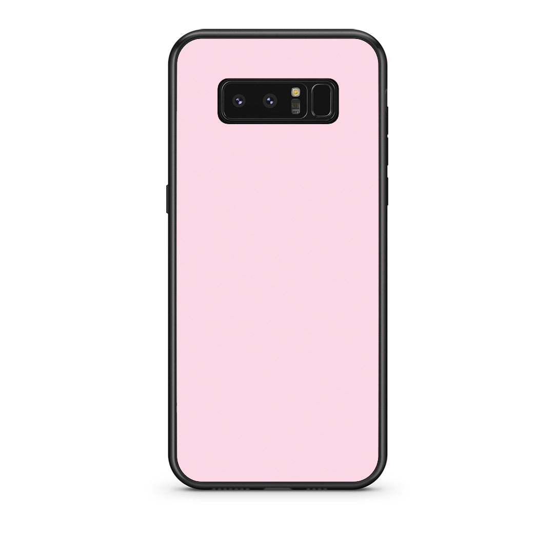 Θήκη Samsung Galaxy Note 8 Pale Pink από τη Smartfits με σχέδιο στο πίσω μέρος και μαύρο περίβλημα | Samsung Galaxy Note 8 Pale Pink case with colorful back and black bezels